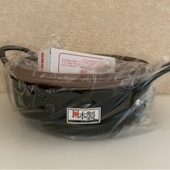 天ぷら鍋　新品未使用　20cm IH＆ガス火対応可　の画像
