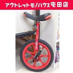 一輪車 16インチ レッド/赤色 子供用 1輪車 乗用玩具☆ 札...