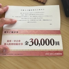 VTホールディングスの株主優待券 1冊の画像