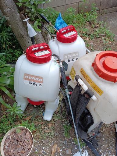 草刈り機 噴霧機