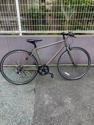 【美品】クロスバイク 26インチ　オリーブ　5/10まで延長