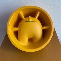 【ほぼ新品】Bumbo バンボベビーソファー+専用プレートレイ付き/ミモザイエローの画像