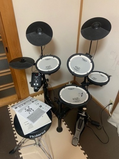 電子ドラム　セット　ドラム　ローランド　TD-1KPX2   イス付き　説明書あり