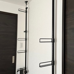 突っ張り棒　シェルフ　