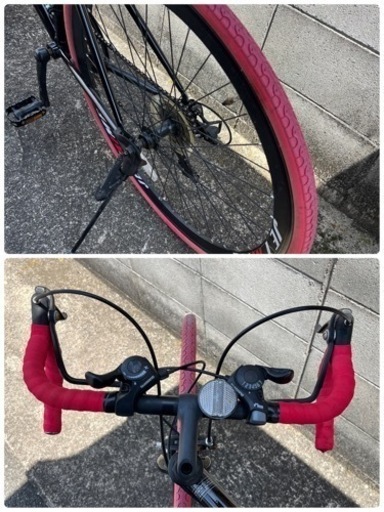［100555］GRAPHIS ロードバイク 700x28C 21段変速自転車