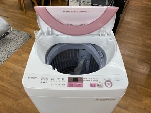 I745 ? かわいいピンクカラー♪ SHARP 洗濯機 （6.0㎏） ⭐動作確認済⭐クリーニング済