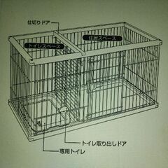 ドッグケージの画像
