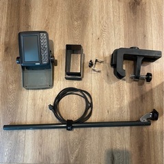 ホンデックス　魚探　PS-611CN 万能パイプ　遮光フード付