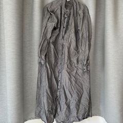 コットンピンタックワンピース（長袖）　ユニクロ