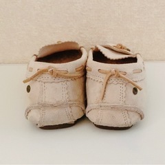 🌸取引者決定　UGG モカシン　ベージュ　24.0cmの画像