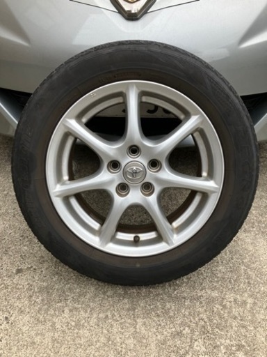 [値下げしました] TOYOTA純正(17インチ)アルミホイール・タイヤ(4本セット)
