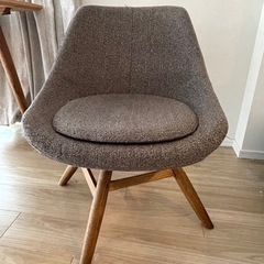 モモナチュラル　M-ROUND CHAIR EM
