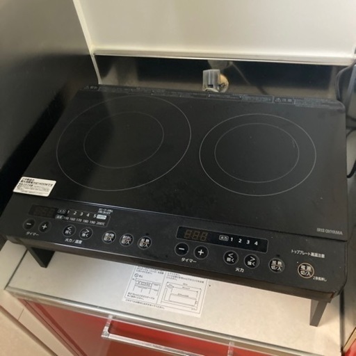 アイリスオオヤマ　IH2クチコンロ　購入から半年