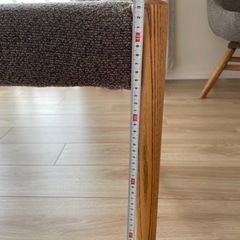 モモナチュラル　ベンチチェア　ダイニングチェアの画像