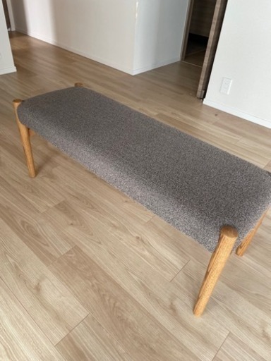 モモナチュラル　ベンチチェア　ダイニングチェア