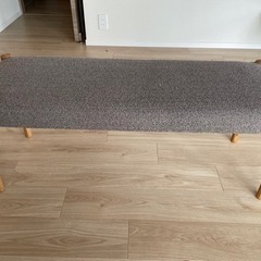 モモナチュラル　ベンチチェア　ダイニングチェアの画像