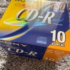 新品未使用　CD-R、MDの画像