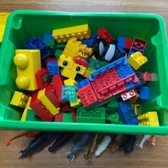 Lego レゴ　Duplo 大量まとめ売り　約2.3kg＋おまけ付きの画像