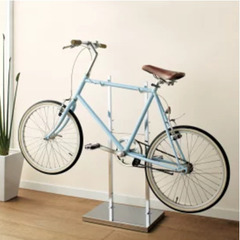 【お値下げしました】自転車スタンド/サイクルホルダー（ホワイト）の画像