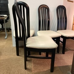 高級家具 カリモク ダイニングチェア 4脚セット ハイバックの画像