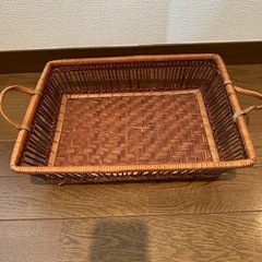 かご　収納カゴ　収納ケース　ラタンの画像