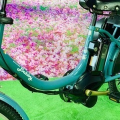 5178子供乗せ電動アシスト自転車ヤマハ20インチの画像