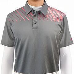 B13-07 新品 人気の定番商品 UNDER ARMOUR アンダーアーマー ポロシャツ　半袖　ゴルフ　MGF7826 グレー Sサイズの画像