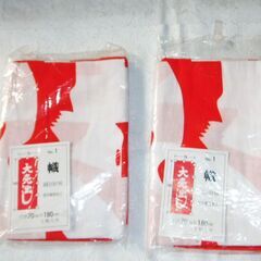 未使用　大売出しの旗？　２枚まとめての画像