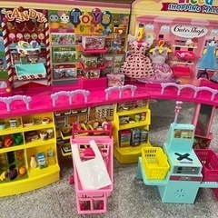 中古　リカちゃん　セルフレジでピッ おおきなショッピングモール