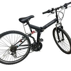 J 入手困難 KYUZO 折りたたみ自転車 26インチ マウンテ...