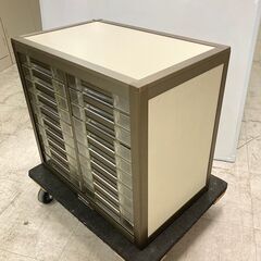 中古　アレンジャー　A4　浅型　レターケース　引き出しキャビネット　２列10段　W495×D340×H540　レトロ　愛知　岐阜　三重　一宮市 グッドプライス一宮の画像