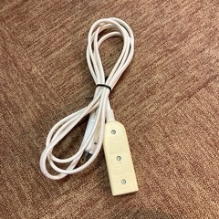 電源タップ 3コ口 2m の画像