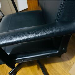 IKEAワークチェアMALKOLMボームスタードブラック回転チェ...