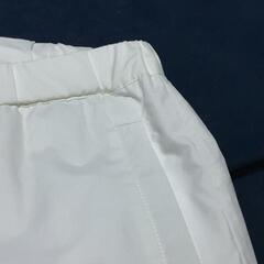 C10-16 新品 ellesse エレッセ 人気の定番商品 ユニセックス ウインドブレーカー ロングパンツ 撥水  EE67100 ホワイト Sサイズの画像