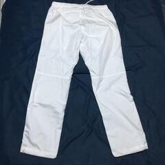 C10-16 新品 ellesse エレッセ 人気の定番商品 ユニセックス ウインドブレーカー ロングパンツ 撥水  EE67100 ホワイト Sサイズの画像