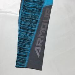 B12-04 新品 人気の定番商品 UNDER ARMOUR アンダーアーマー レギンス　ロングタイツ　コンプレッション　MCM2561 ブルー Sサイズの画像