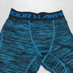 B12-04 新品 人気の定番商品 UNDER ARMOUR アンダーアーマー レギンス　ロングタイツ　コンプレッション　MCM2561 ブルー Sサイズの画像