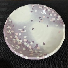 宇野千代 お皿 花むらさき