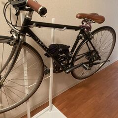 【お値下げしました】自転車スタンド/サイクルホルダー（ホワイト）の画像