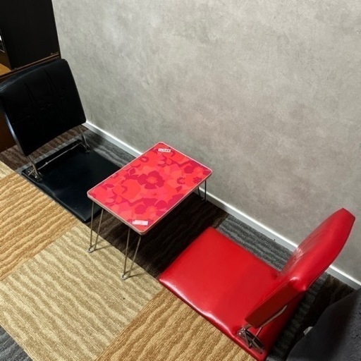 昭和 レトロ 公式 座椅子 セット 希少 美品 良品・希少】昭和レトロ