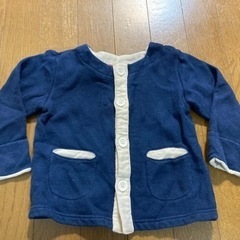 女の子　サイズ90  カットソーカーディガン　割と厚手