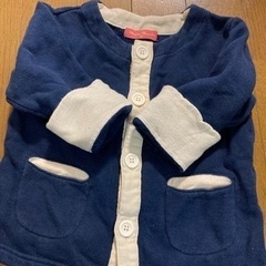 女の子　サイズ90  カットソーカーディガン　割と厚手の画像