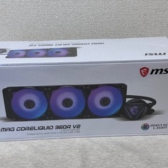 【新品】MSI MAG Core Liquid 360R V2 簡易水冷CPUクーラー LGA1700対応 FN1669 ブラック 