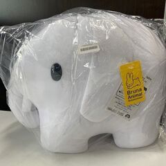 ブルーナアニマル特大サイズぬいぐるみ　ゾウ　・ホワイト（新品）の画像