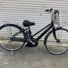 54ヤマハ新機種電動アシスト自転車pas city27インチ　ブ...