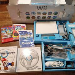 wii 本体 ハンドル ゲーム3種類の画像