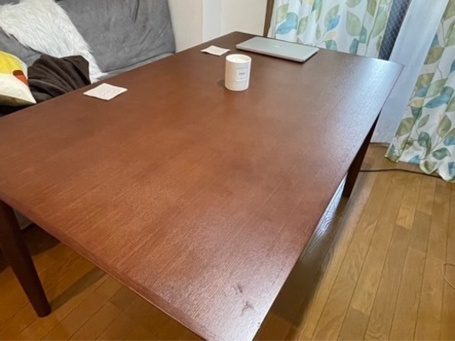 【元値3.7万】ダイニングテーブル(引き出し、コンセント付き)