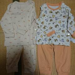 ユニクロ 90サイズ パジャマ 2セットの画像