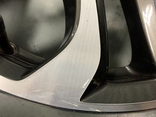 売約済　マツダ純正★DJ系　デミオ　16インチ　5.5J　PCD100　ガンメタ/PL　バランサー検品済み