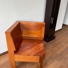 カナディアン家具 コーナーチェア ストッカー付き